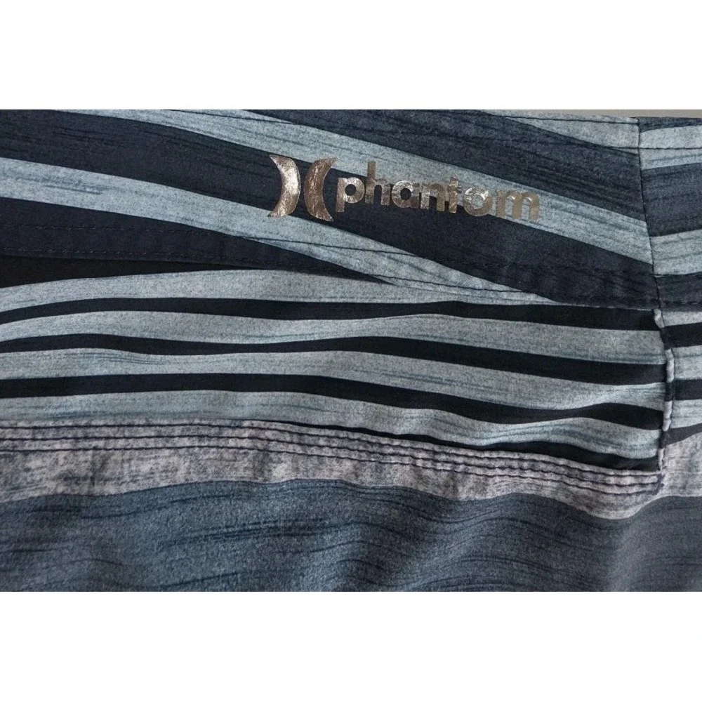 HURLEY Phantom Mens Boardshorts  - MULTICOLOR STRIPED 36x9 - READ